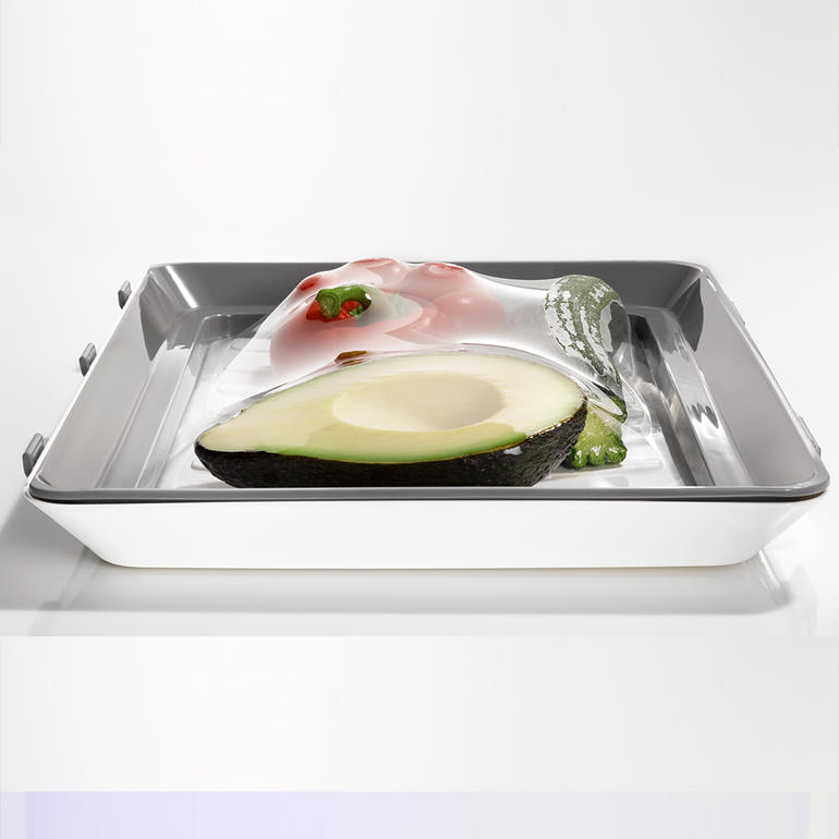 Click & Fresh-Frischhalte-Schale, 2er-Set Click & Fresh-Frischhalte-Schale mit halbiertem Avocado