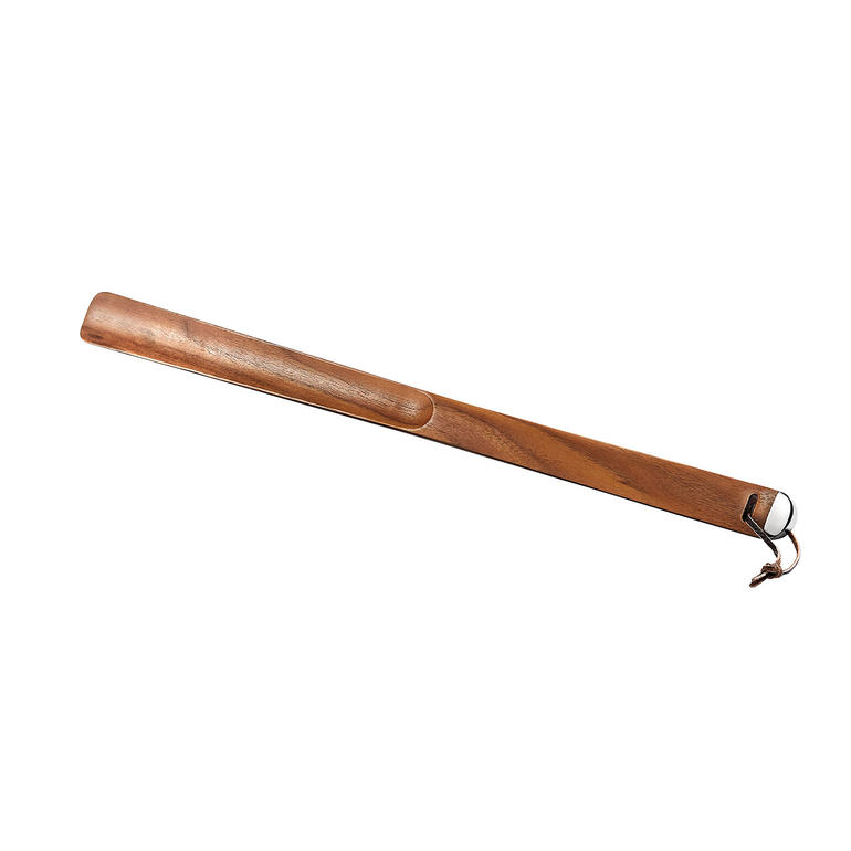 Schuhanzieher Holz-Schuhanzieher mit Schlaufe.