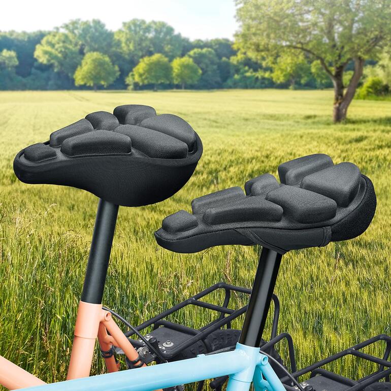 SoftAirSeat Bike Sattel mit ergonomischem Design auf Fahrrädern