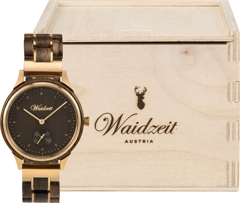 Damen- oder Herrenuhr Mooreiche – mit Jahren Garantie