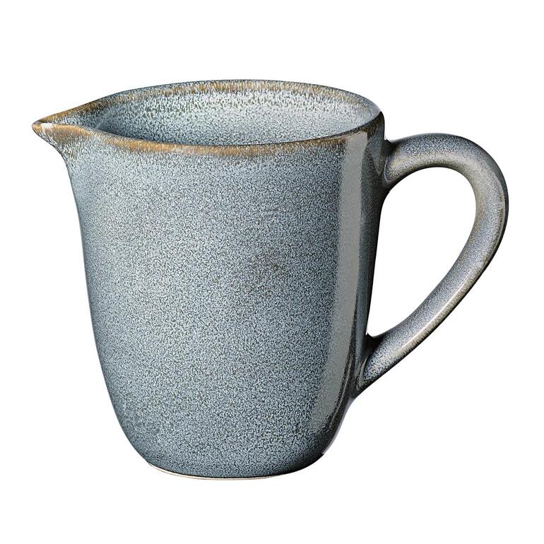 Kännchen der Geschirrserie Saisons mit glasiertem, grauem Finish