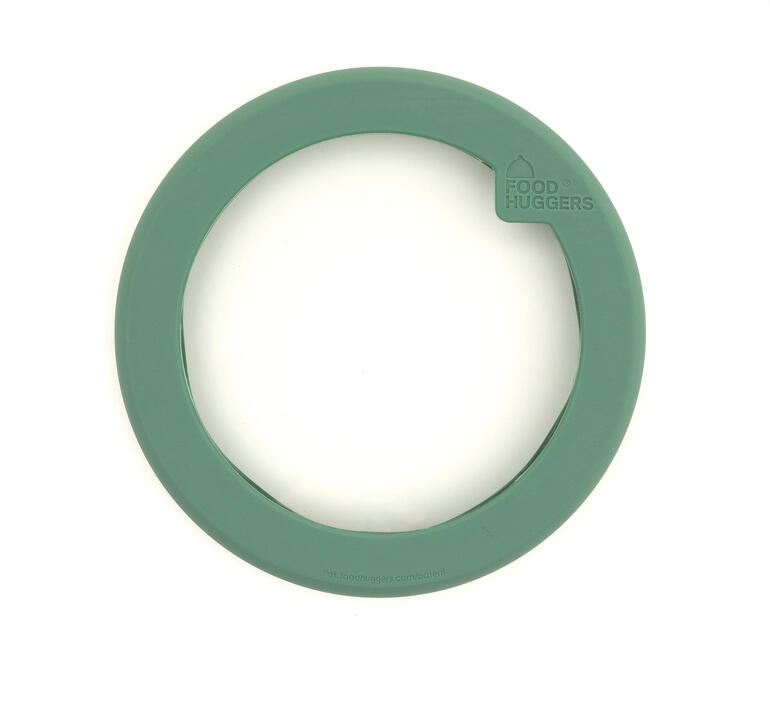 Flexibler Glasdeckel in Größe M auf neutralem Hintergrund