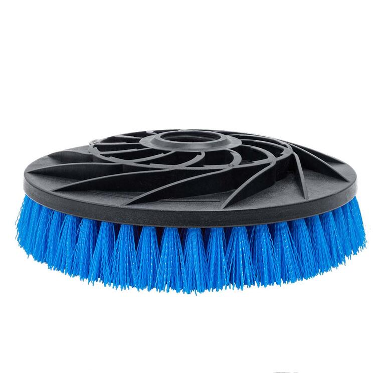Zusatz-Bürstenkopf in mittelblau für den Twin Brush® Elektro-Schrubber.