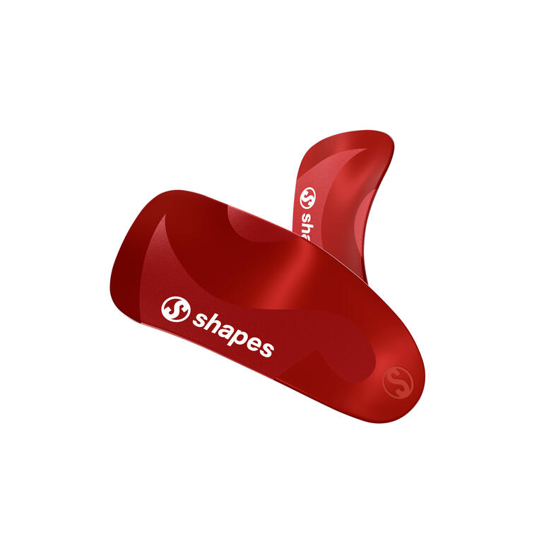 Hohe Flex-Sohle in Rot, geeignet für Schuhgröße 37-38.