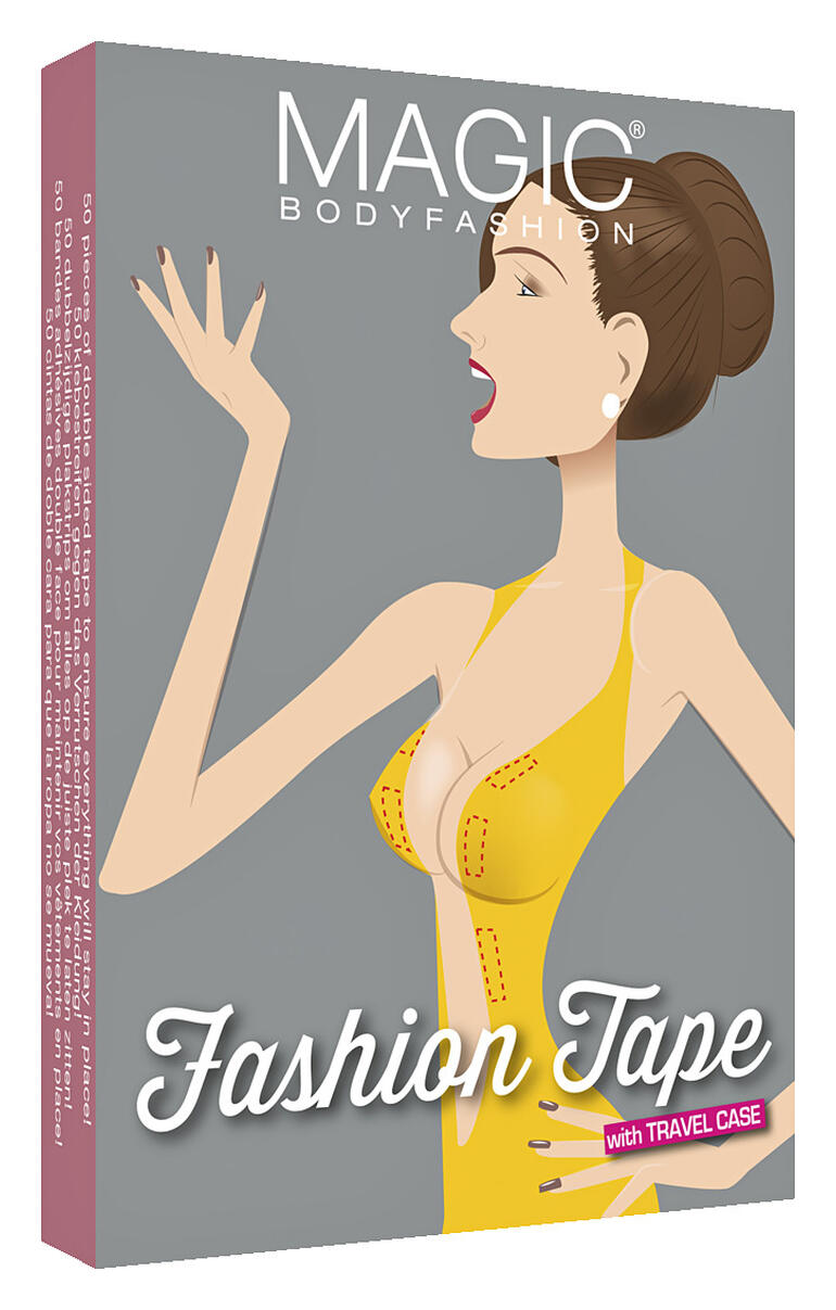 MAGIC® Bodyfashion Tapes MAGIC® Bodyfashion Tape Verpackung mit einer Frau auf dem Cover.