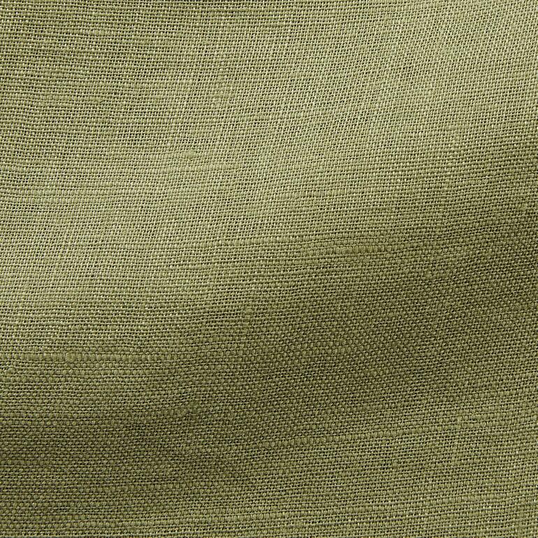 Stoffmuster des La Feé Maraboutée Leinen-Shirts in Olivgrün