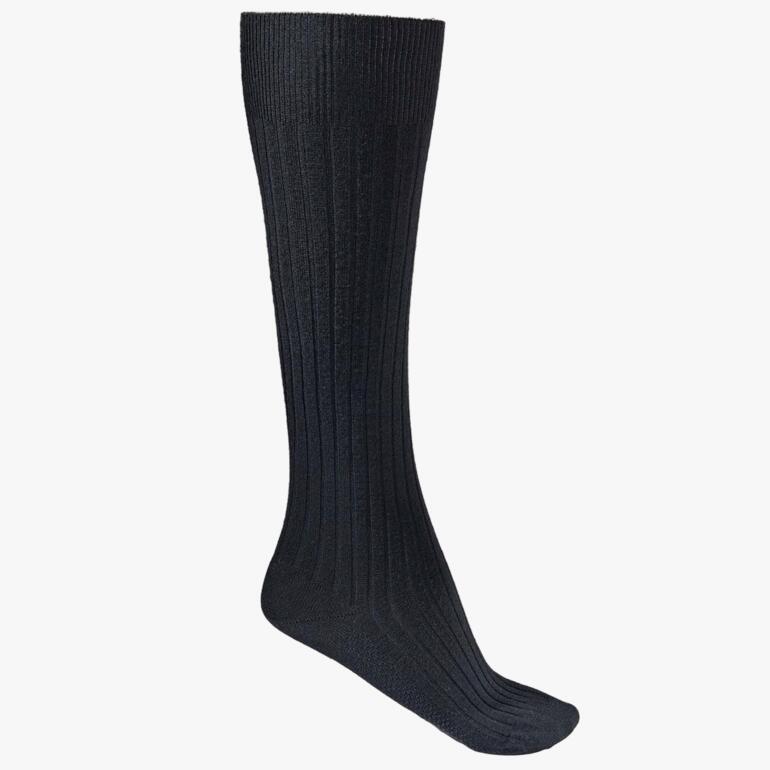 Collégien Merino-Kompressionsstrümpfe in Schwarz, Größe 42-44