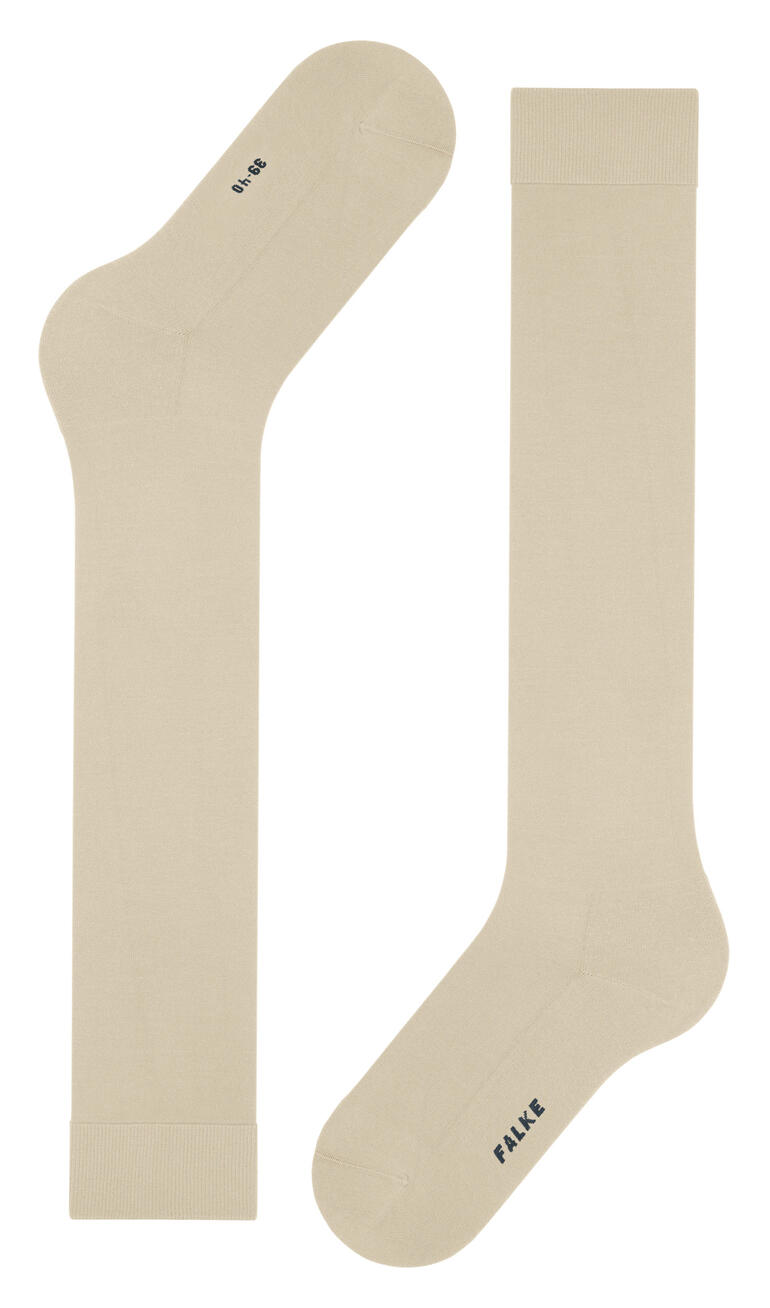 Damen, Kniestrümpfe, Beige FALKE ClimaWool Kniestrümpfe in Beige, Paar bestehend aus einem linken und einem rechten Strumpf