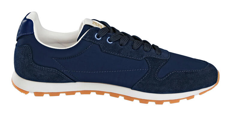 Dunkelblauer Candice Cooper Ultralight-Sneaker von der Seite.