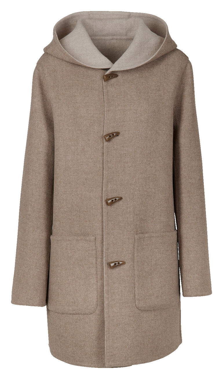 Alpaka-Doubleface-Dufflecoat