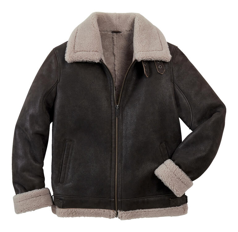 OCONI B3 Lammfell-Fliegerjacke