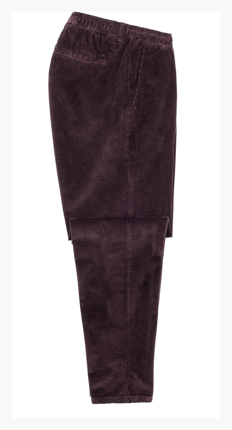 Brax Hyperlight-Cordhose in dunklem Braun mit elastischem Bund