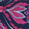 Purple Fleece, Ornamente Pink-Rot/Schwarz