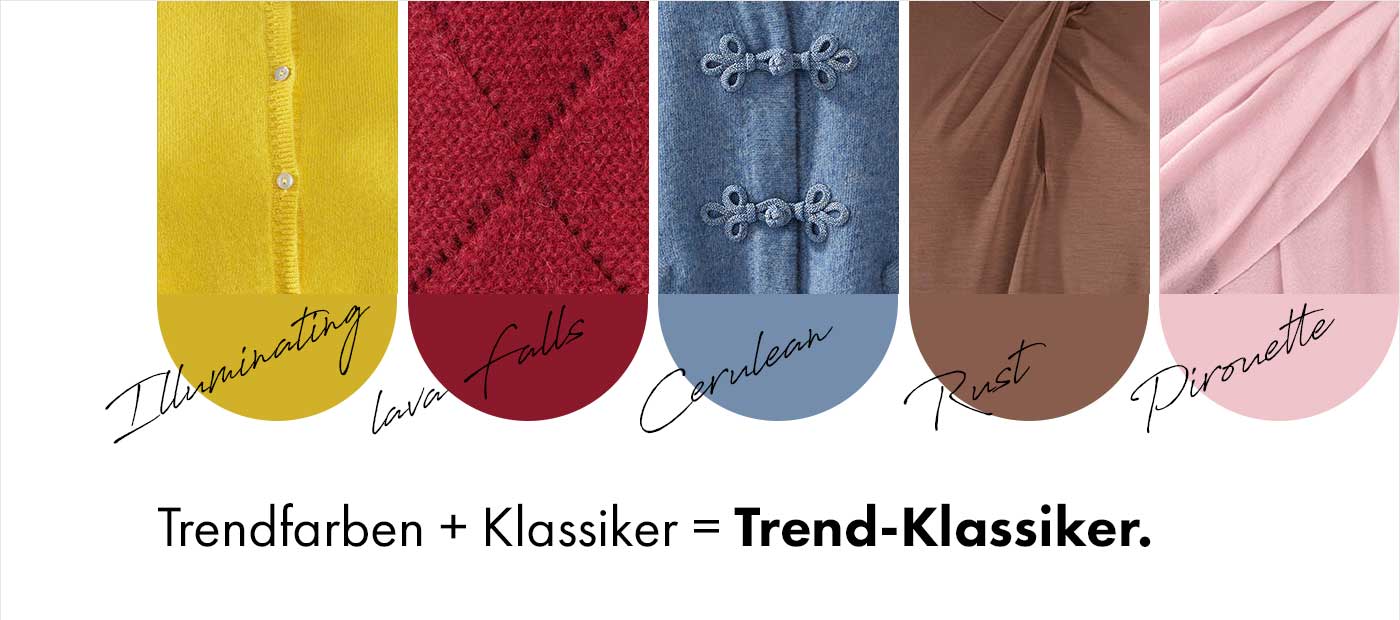 Trendfarben + Klassiker=Trend-Klassiker Herren