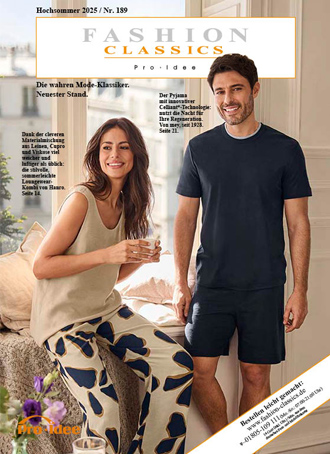 Katalogcover Pro-Idee Fashion Classics