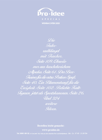 Katalogcover Pro-Idee Weihnachten